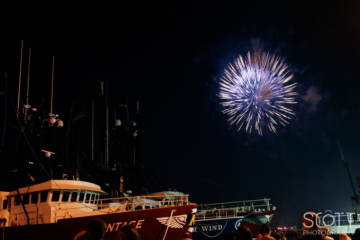 City of New Bedford Fireworks on July 4th, 2013 Scott Sousa Photography