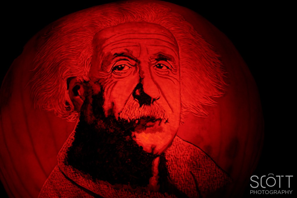Albert Einstein Pumpkin Carving - Jack-O-Lantern Spectacular - Roger Williams Park Zoo - 2014