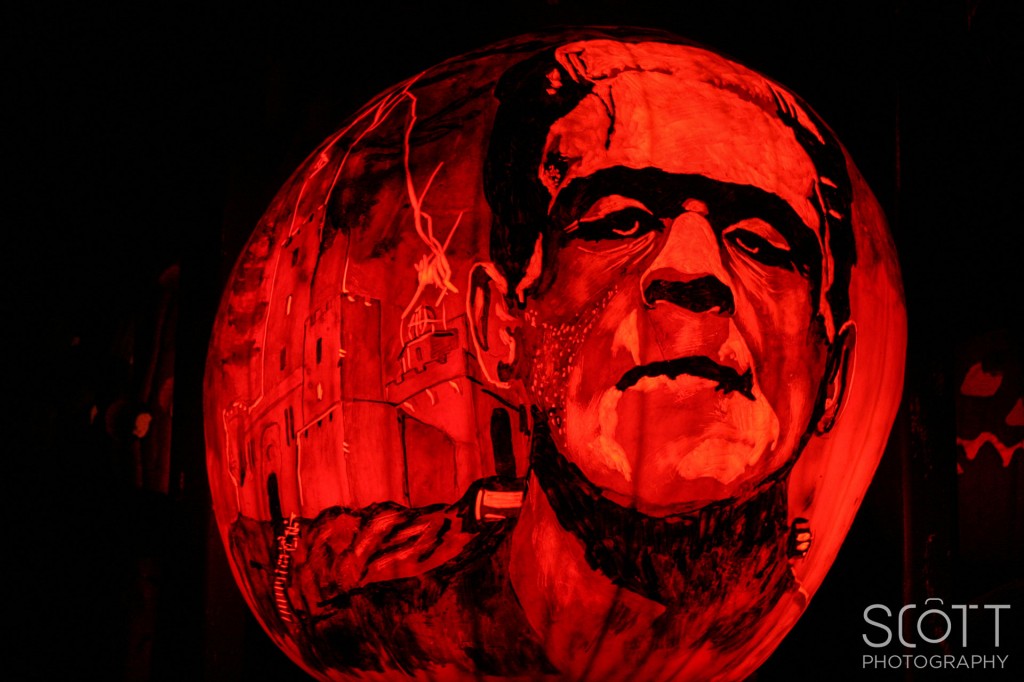 Frankenstein Pumpkin Carving - Jack-O-Lantern Spectacular - Roger Williams Park Zoo - 2014
