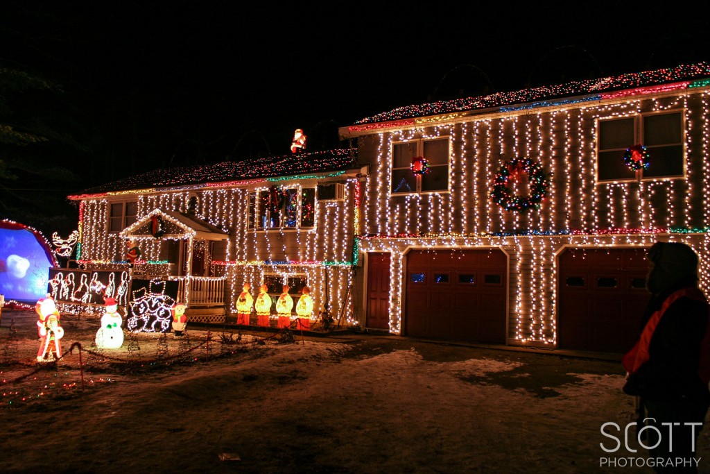 Christmas Lights on Maple Valley Road, Coventry, RI
